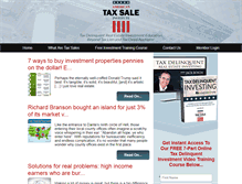 Tablet Screenshot of americantaxsaleinstitute.com